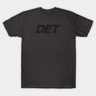 DET Block Logo Black T-Shirt